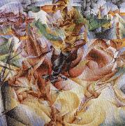 Umberto Boccioni Elasticity Germany oil painting artist